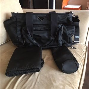 Prada diaper bag